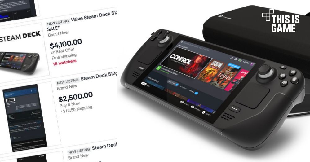 eBay ถอดการซื้อขายสิทธิ์ Steam Deck บนเว็บไซต์ 1 eBay ถอดการซื้อขายสิทธิ์ Steam Deck บนเว็บไซต์