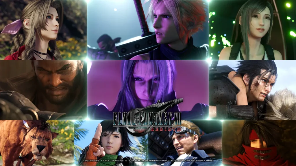 Square Enix ปล่อยวอลเปเปอร์ Final Fantasy VII Rebirth ให้โหลดไปใช้งานฟรี 2 Square Enix ปล่อยวอลเปเปอร์ Final Fantasy VII Rebirth ให้โหลดไปใช้งานฟรี