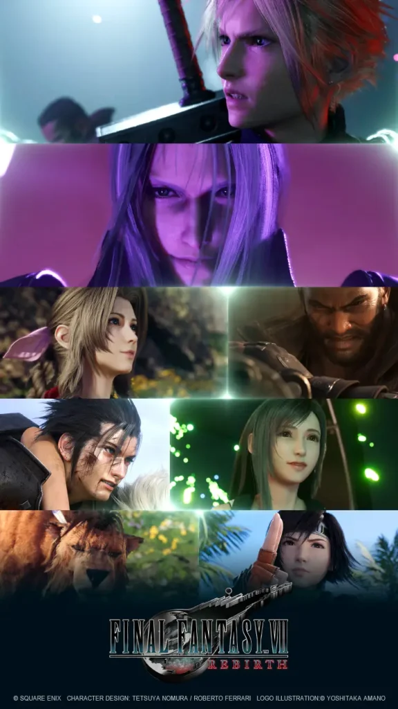 Square Enix ปล่อยวอลเปเปอร์ Final Fantasy VII Rebirth ให้โหลดไปใช้งานฟรี 5 Square Enix ปล่อยวอลเปเปอร์ Final Fantasy VII Rebirth ให้โหลดไปใช้งานฟรี