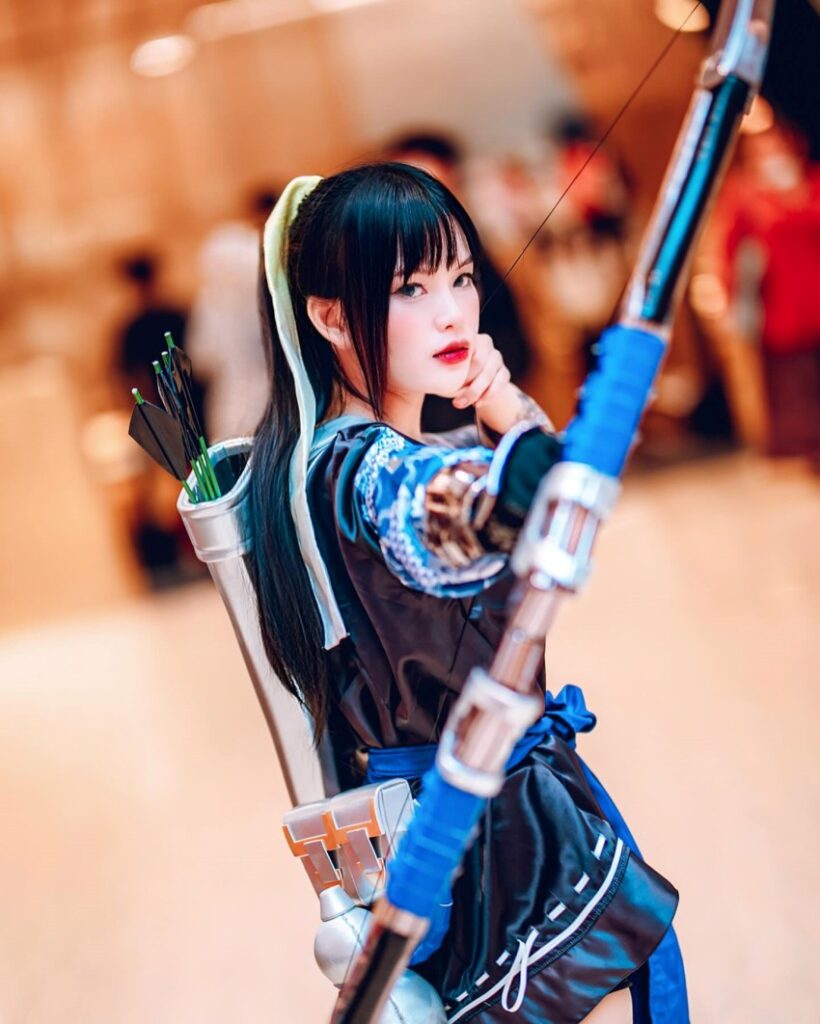คอสเพลย์ Hanzo จาก Overwatch 2 เวอร์ชั่นสาวสวย ฝีมือคุณนัตโตะ