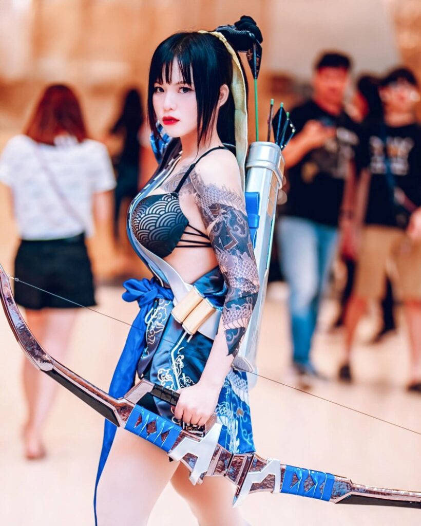 คอสเพลย์ Hanzo จาก Overwatch 2 เวอร์ชั่นสาวสวย ฝีมือคุณนัตโตะ
