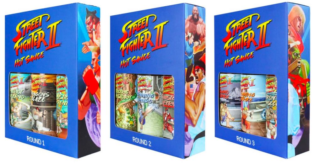 เปิดตัวซอสเผ็ดที่ออกแบบตามตัวละครในเกม Street Fighter