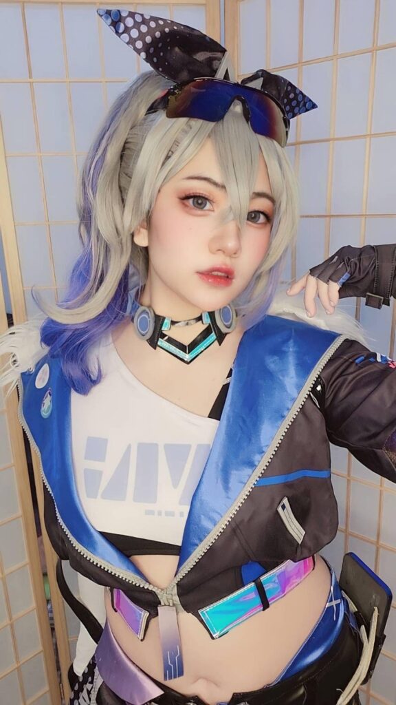 คุณบีมแปลงโฉมเป็น Silver Wolf แฮ็กเกอร์สาวสุดกวนใน Honkai: Star Rail 5 คุณบีมแปลงโฉมเป็น Silver Wolf แฮ็กเกอร์สาวสุดกวนใน Honkai: Star Rail