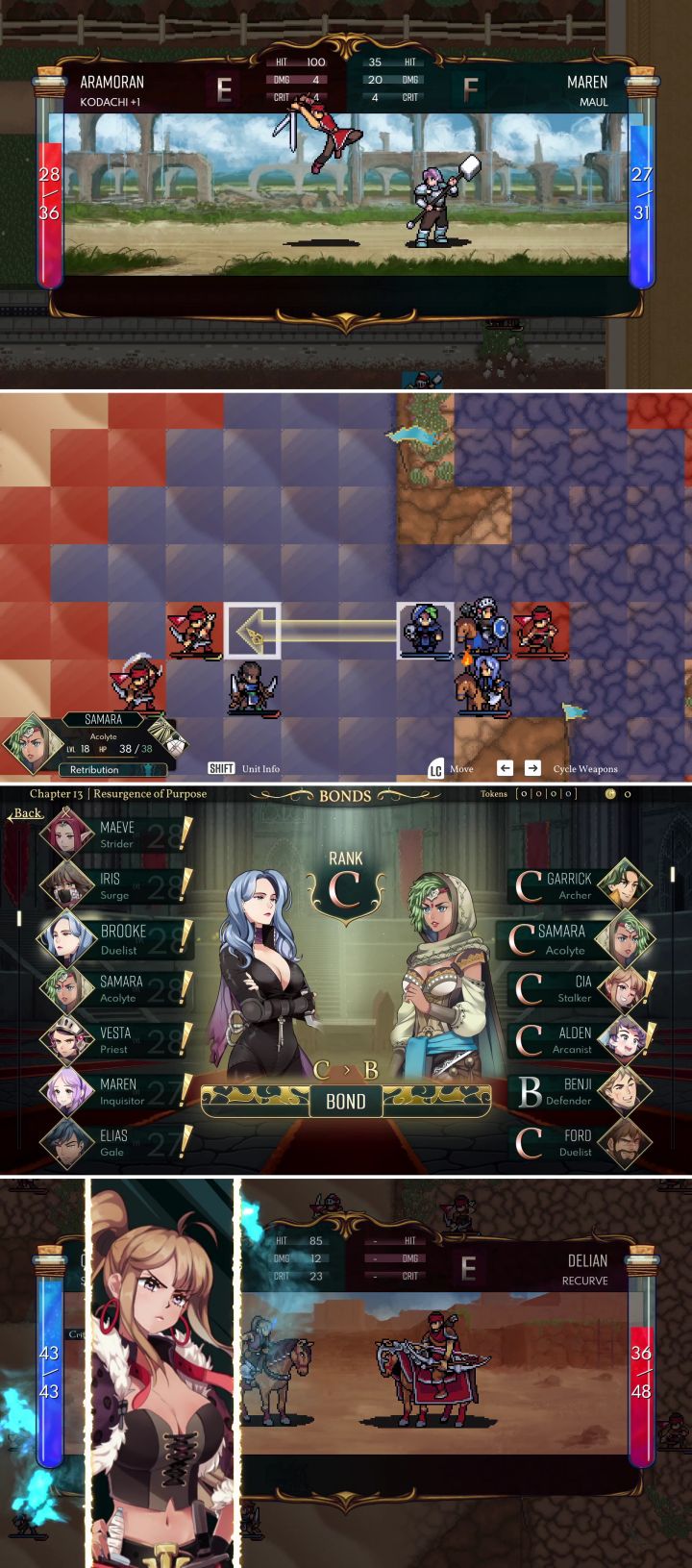 Dark Deity เกมวางแผน RPG วางจำหน่ายบน Steam แล้ว 3 Dark Deity เกมวางแผน RPG วางจำหน่ายบน Steam แล้ว