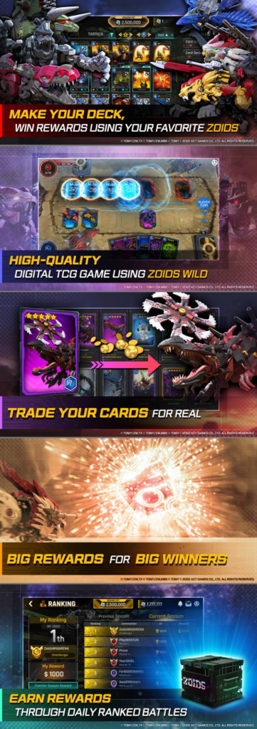 ZOIDS WILD ARENA เปิดให้บริการบนสโตร์ไทยแล้ว 4 ZOIDS WILD ARENA เปิดให้บริการบนสโตร์ไทยแล้ว