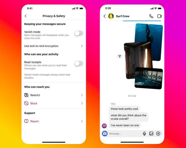 Instagram เพิ่มตัวเลือกปิดการขึ้นสถานะว่าอ่านแล้วในการส่งข้อความส่วนตัวได้ 2 Instagram เพิ่มตัวเลือกปิดการขึ้นสถานะว่าอ่านแล้วในการส่งข้อความส่วนตัวได้