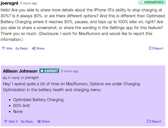 iPhone 15 มาพร้อมกับโหมดถนอมแบตเตอรี่ใหม่ 2 iPhone 15 มาพร้อมกับโหมดถนอมแบตเตอรี่ใหม่