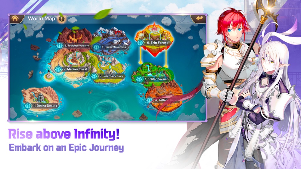 Infinity Saga X เปิดให้บริการบนสโตร์ไทยแล้ว