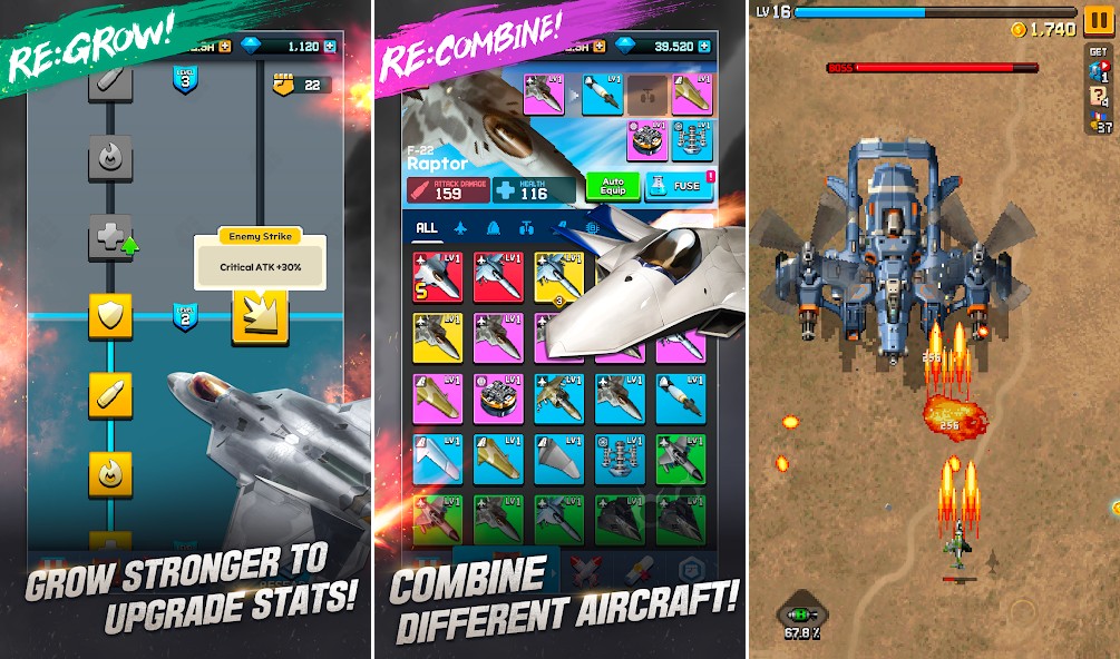 Strikers1945: RE เปิดให้บริการทั้ง iOS/Android บนสโตร์ไทยแล้ว 6 Strikers1945: RE เปิดให้บริการทั้ง iOS/Android บนสโตร์ไทยแล้ว