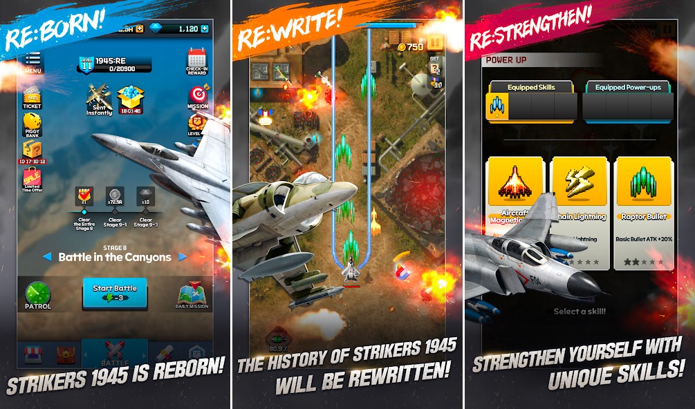 Strikers1945: RE เปิดให้บริการทั้ง iOS/Android บนสโตร์ไทยแล้ว 5 Strikers1945: RE เปิดให้บริการทั้ง iOS/Android บนสโตร์ไทยแล้ว