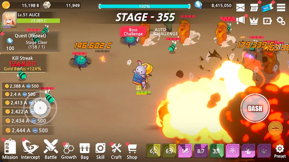 Alice, Final Weapon เปิดให้บริการบนสโตร์ไทยแล้วทั้ง iOS/Android 11 Alice, Final Weapon เปิดให้บริการบนสโตร์ไทยแล้วทั้ง iOS/Android