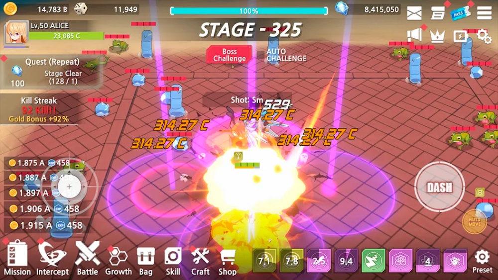 Alice, Final Weapon เปิดให้บริการบนสโตร์ไทยแล้วทั้ง iOS/Android 10 Alice, Final Weapon เปิดให้บริการบนสโตร์ไทยแล้วทั้ง iOS/Android