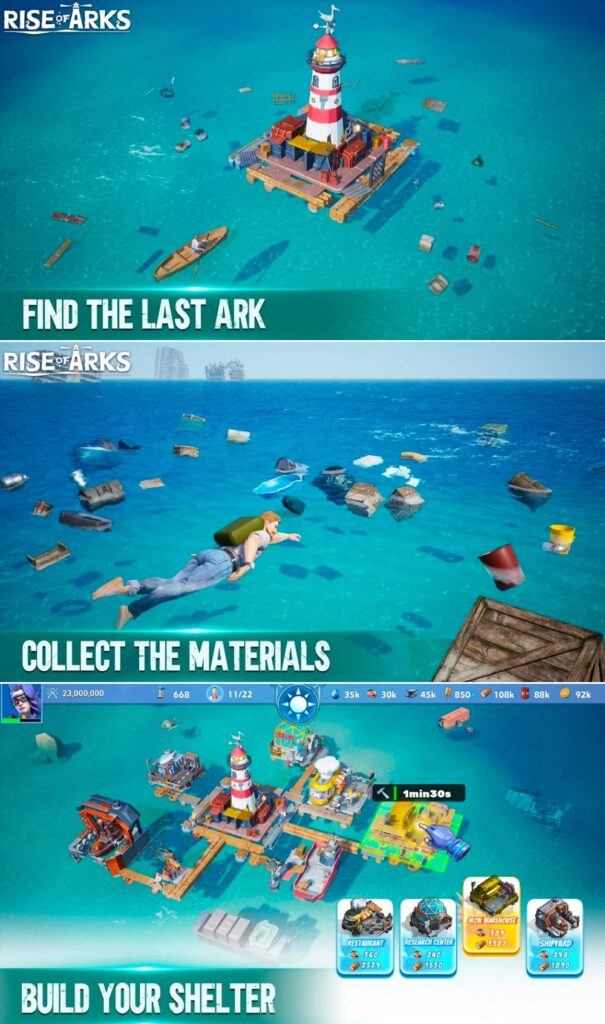 Rise of Arks: Raft Survival เปิดให้บริการบนสโตร์ไทยแล้ว 4 Rise of Arks: Raft Survival เปิดให้บริการบนสโตร์ไทยแล้ว