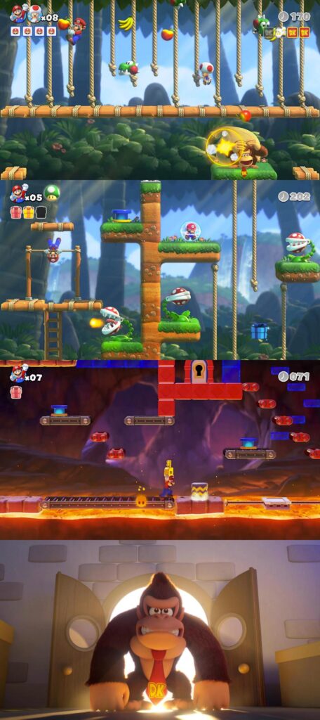 Mario VS. Donkey Kong ภาครีเมคเผยระบบ Co-op และด่านใหม่ 2 Mario VS. Donkey Kong ภาครีเมคเผยระบบ Co-op และด่านใหม่