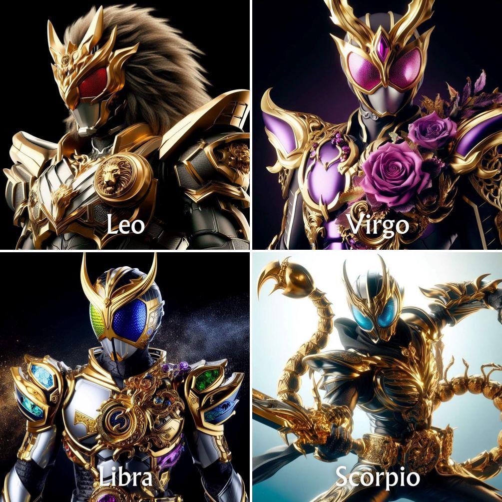 แฟนอาร์ต AI จัด Kamen Rider ร่างเกราะทองสไตล์ Saint Seiya 3 แฟนอาร์ต AI จัด Kamen Rider ร่างเกราะทองสไตล์ Saint Seiya