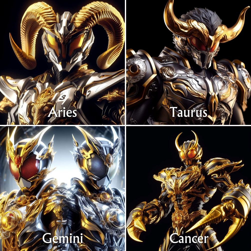 แฟนอาร์ต AI จัด Kamen Rider ร่างเกราะทองสไตล์ Saint Seiya 2 แฟนอาร์ต AI จัด Kamen Rider ร่างเกราะทองสไตล์ Saint Seiya