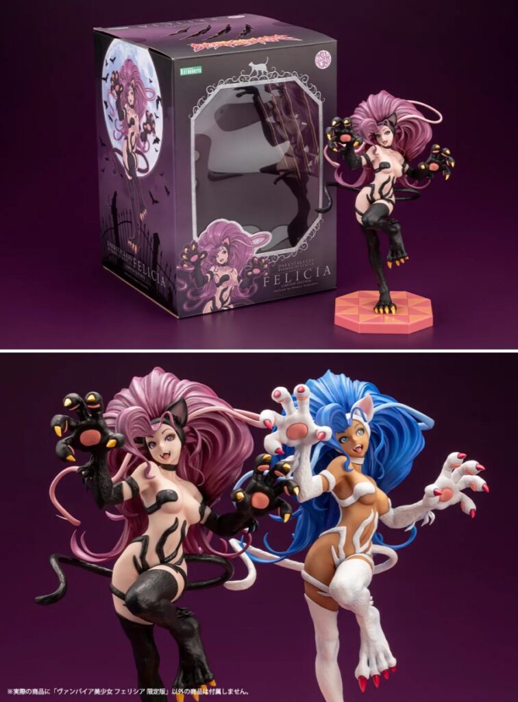 Kotobukiya เปิดพรีออเดอร์ฟิกเกอร์ Felicia จาก Darkstalkers