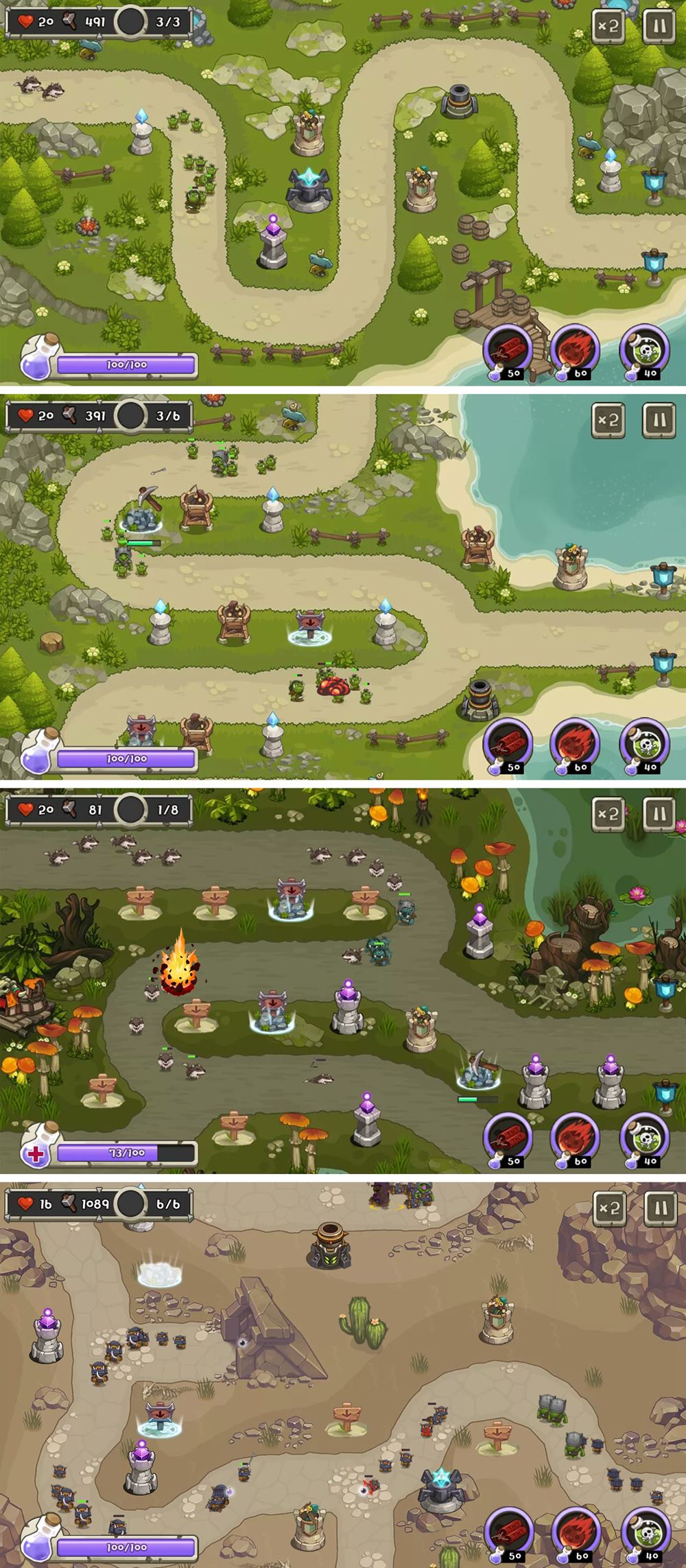 Tower Defense King ปล่อยฟรีในสโตร์ไทยแล้ว 5 Tower Defense King ปล่อยฟรีในสโตร์ไทยแล้ว