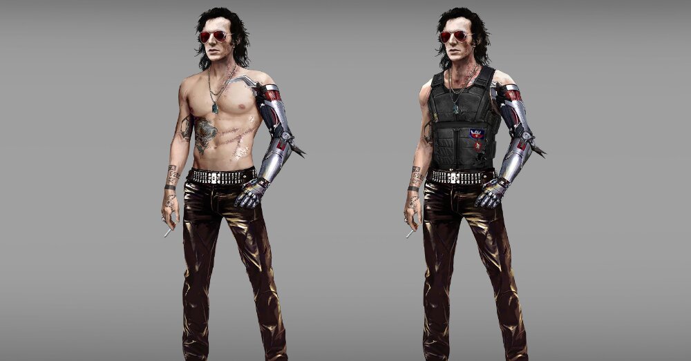 เผยลุค Johnny Silverhand เวอร์ชั่นก่อนที่จะได้รับบทโดย Keanu Reeves 2 เผยลุค Johnny Silverhand เวอร์ชั่นก่อนที่จะได้รับบทโดย Keanu Reeves