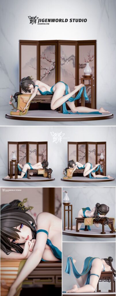 Jigenworld Studio ปล่อยฟิกเกอร์ Ruan Mei จาก Honkai: Star Rail ในชุดผ้าน้อยชิ้น