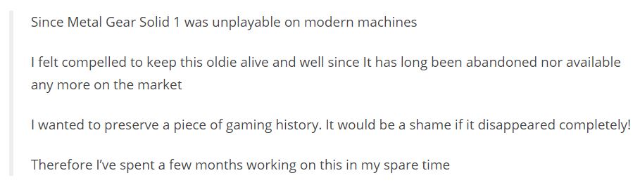 ฟังหูไว้หู! Metal Gear Solid และ Metal Gear Solid 2 อาจจะลงให้ PC อีกครั้งในอนาคต 4 ฟังหูไว้หู! Metal Gear Solid และ Metal Gear Solid 2 อาจจะลงให้ PC อีกครั้งในอนาคต