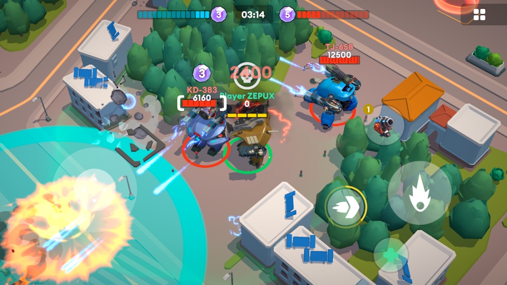 Little Big Robots. Mech Battle เปิดให้บริการบนสโตร์ไทยแล้ว 9 Little Big Robots. Mech Battle เปิดให้บริการบนสโตร์ไทยแล้ว