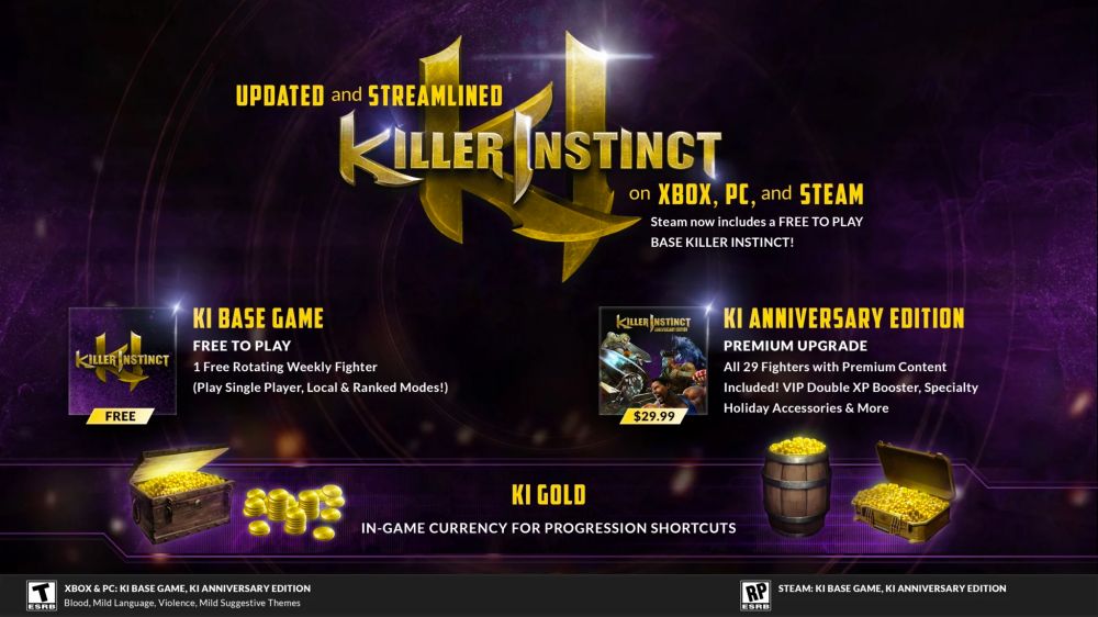 Killer Instinct เกมต่อสู้คลาสสิกประกาศเปิดให้บริการฟรี 2 Killer Instinct เกมต่อสู้คลาสสิกประกาศเปิดให้บริการฟรี