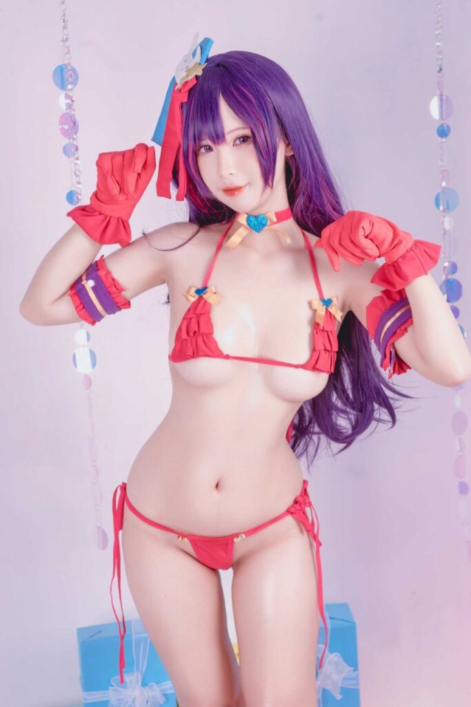 คอสเพลย์ Hoshino Ai จากเกิดใหม่เป็นลูกโอชิ ในชุดโชว์หุ่นแบบสับ! 4 คอสเพลย์ Hoshino Ai จากเกิดใหม่เป็นลูกโอชิ ในชุดโชว์หุ่นแบบสับ!