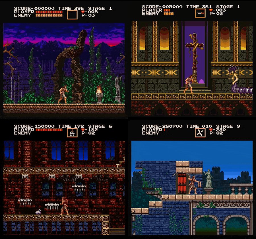 แฟนเกมรีเมค Castlevania ในเวอร์ชัน Commodore Amiga
