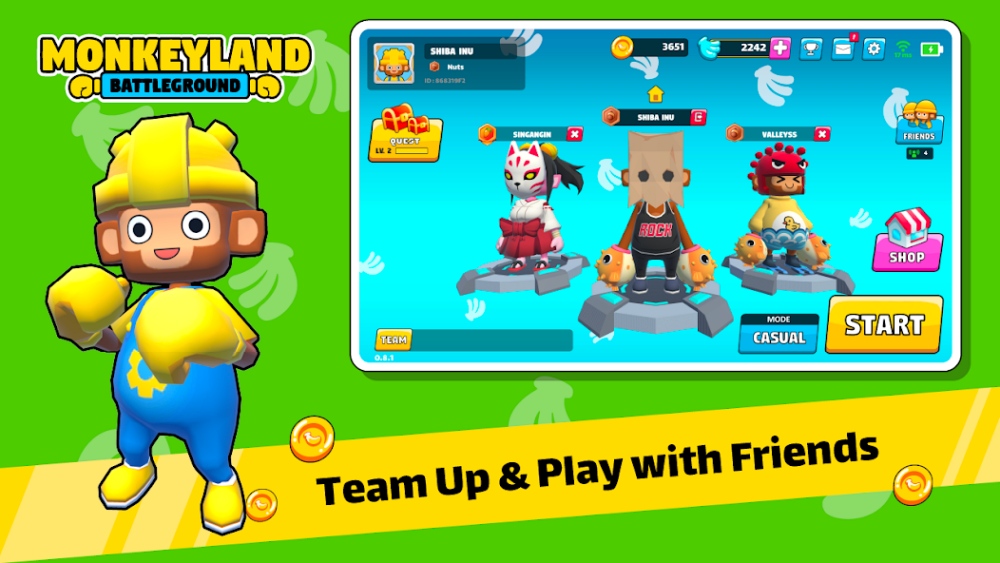 Monkeyland Battleground เปิดให้บริการบนสโตร์ไทยแล้ว 5 Monkeyland Battleground เปิดให้บริการบนสโตร์ไทยแล้ว