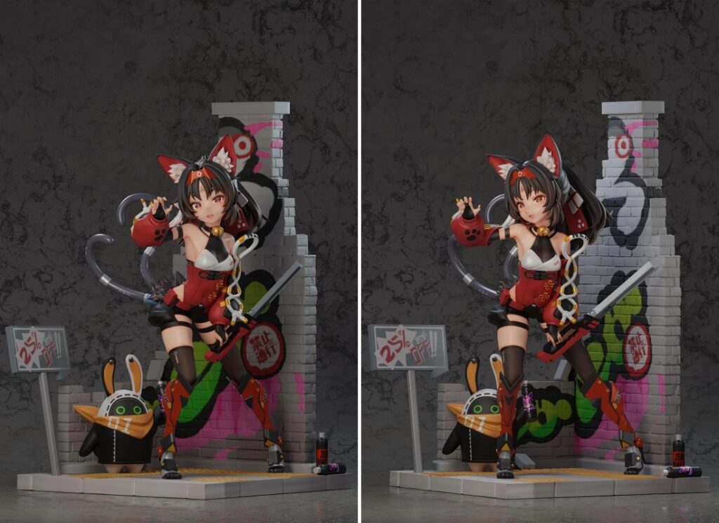 ฟิกเกอร์ Nekomiya จาก Zenless Zone Zero ฝีมือ Beast Studio 2 ฟิกเกอร์ Nekomiya จาก Zenless Zone Zero ฝีมือ Beast Studio