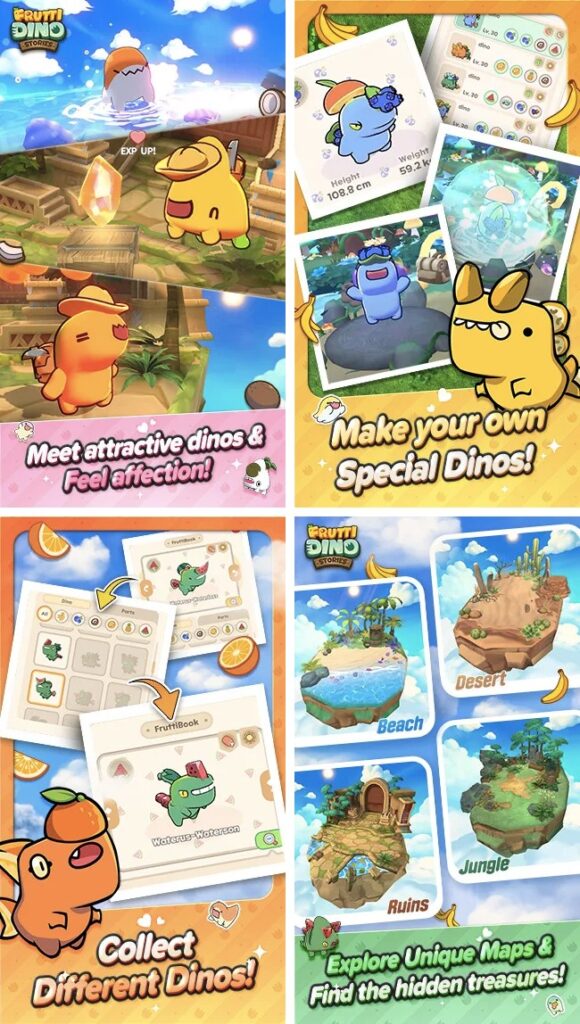 Frutti Dino Stories เปิดให้บริการทั้ง iOS/Android บนสโตร์ไทยแล้ว 5 Frutti Dino Stories เปิดให้บริการทั้ง iOS/Android บนสโตร์ไทยแล้ว