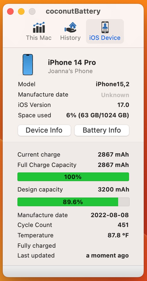 เจ้าของ iPhoen 14 และ 14 Pro รายงานความจุแบตเตอรี่ลดลงอย่างรวดเร็ว 2 เจ้าของ iPhoen 14 และ 14 Pro รายงานความจุแบตเตอรี่ลดลงอย่างรวดเร็ว