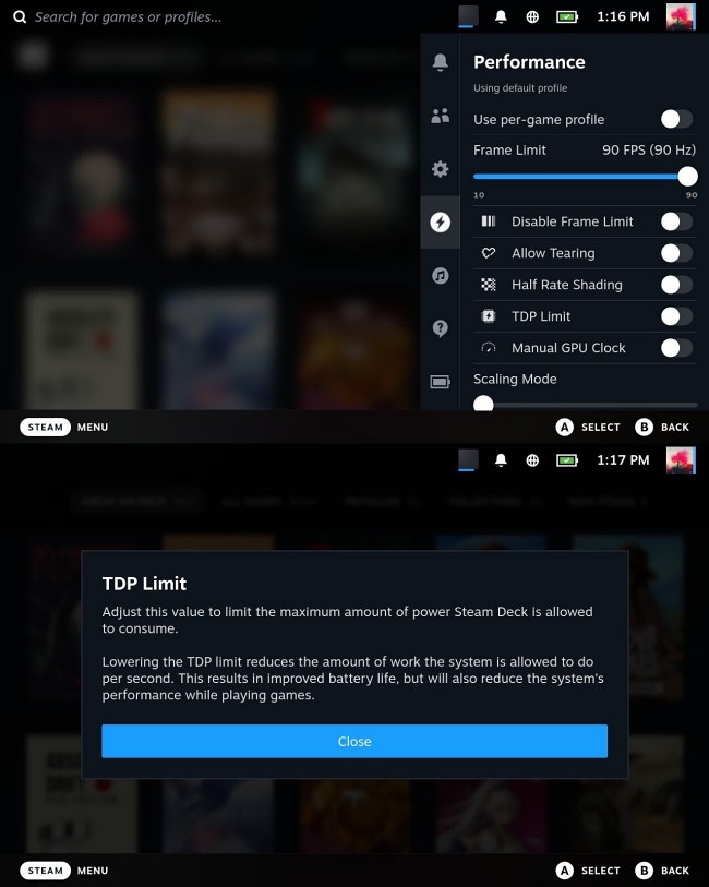 Steam Deck อัปเดตใหม่เพิ่มคำอธิบายการตั้งค่าประสิทธิภาพของเครื่องให้เข้าใจมากขึ้น 2 Steam Deck อัปเดตใหม่เพิ่มคำอธิบายการตั้งค่าประสิทธิภาพของเครื่องให้เข้าใจมากขึ้น