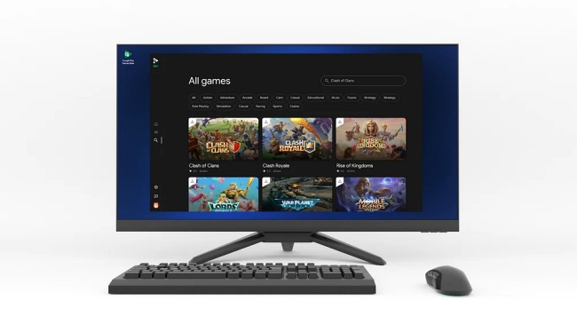 Google Play Games สำหรับพีซีรองรับการแสดงผลระดับ 4K