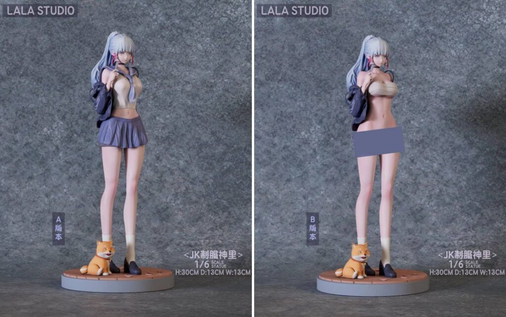 ฟิกเกอร์ Ayaka จาก Genshin Impact ในชุดนักเรียนสั้นใจหวิว 3 ฟิกเกอร์ Ayaka จาก Genshin Impact ในชุดนักเรียนสั้นใจหวิว