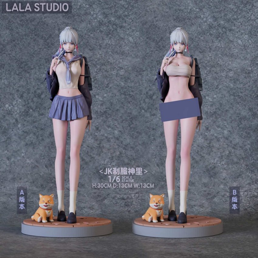 ฟิกเกอร์ Ayaka จาก Genshin Impact ในชุดนักเรียนสั้นใจหวิว 2 ฟิกเกอร์ Ayaka จาก Genshin Impact ในชุดนักเรียนสั้นใจหวิว