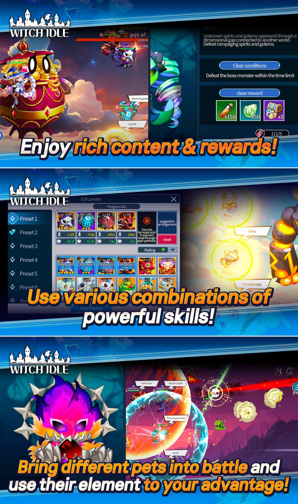 Witch Idle เปิดให้บริการบนสโตร์ไทยแล้ว 6 Witch Idle เปิดให้บริการบนสโตร์ไทยแล้ว