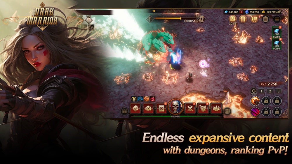 Dark Warrior Idle เปิดให้บริการครบทั้ง iOS/Android บนสโตร์ไทยแล้ว