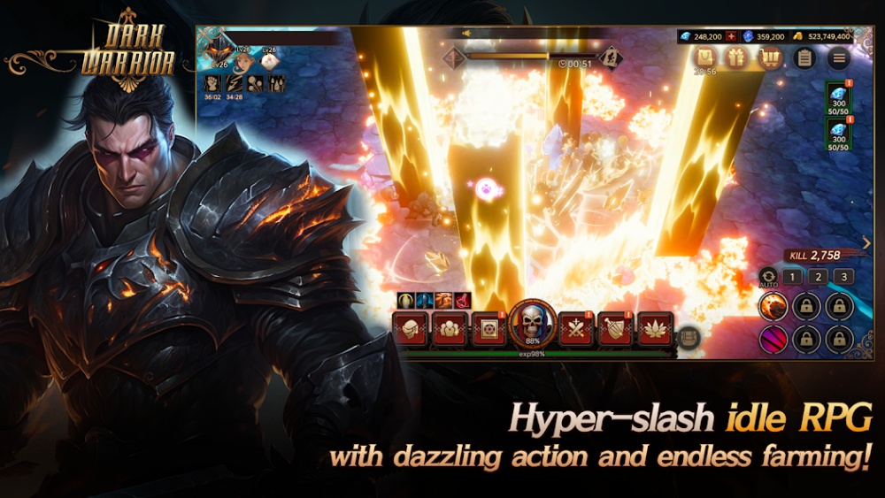 Dark Warrior Idle เปิดให้บริการครบทั้ง iOS/Android บนสโตร์ไทยแล้ว