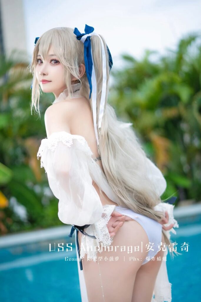คอสเพลย์ Anchorage จาก Azur Lane อวดผิวขาวออร่า 4 คอสเพลย์ Anchorage จาก Azur Lane อวดผิวขาวออร่า