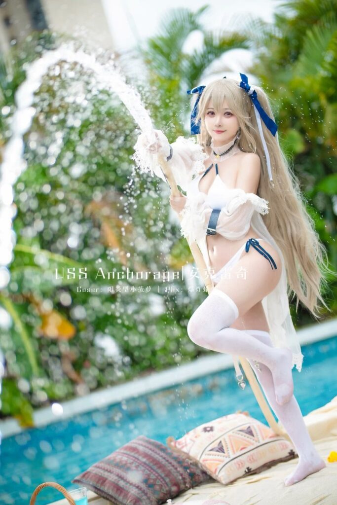 คอสเพลย์ Anchorage จาก Azur Lane อวดผิวขาวออร่า 6 คอสเพลย์ Anchorage จาก Azur Lane อวดผิวขาวออร่า