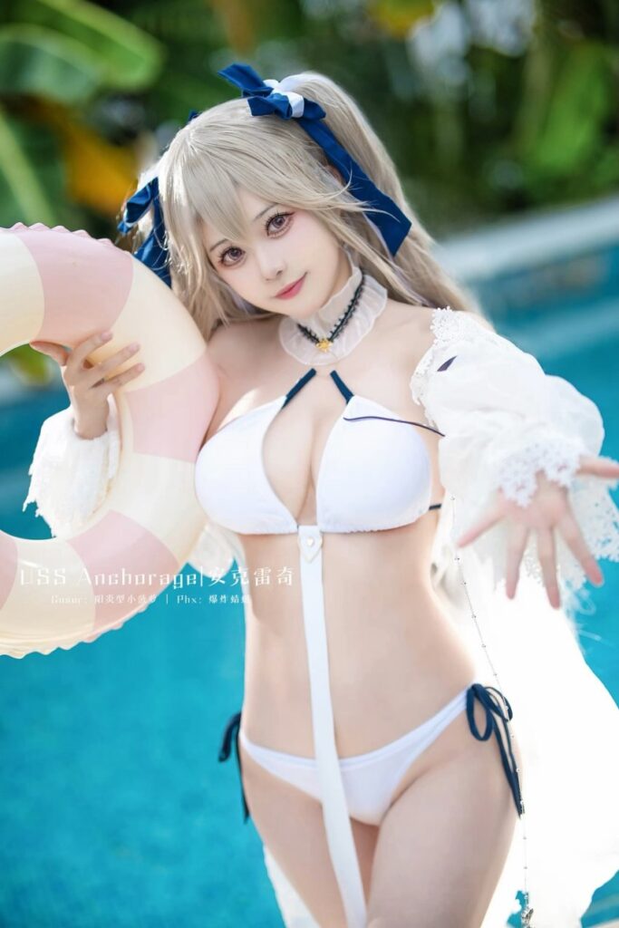 คอสเพลย์ Anchorage จาก Azur Lane อวดผิวขาวออร่า 8 คอสเพลย์ Anchorage จาก Azur Lane อวดผิวขาวออร่า