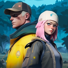 Fading Earth เกมมือถือเอาชีวิตรอด มุมมอง Bird's-Eye View