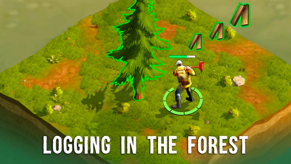 Fading Earth เกมมือถือเอาชีวิตรอด มุมมอง Bird's-Eye View