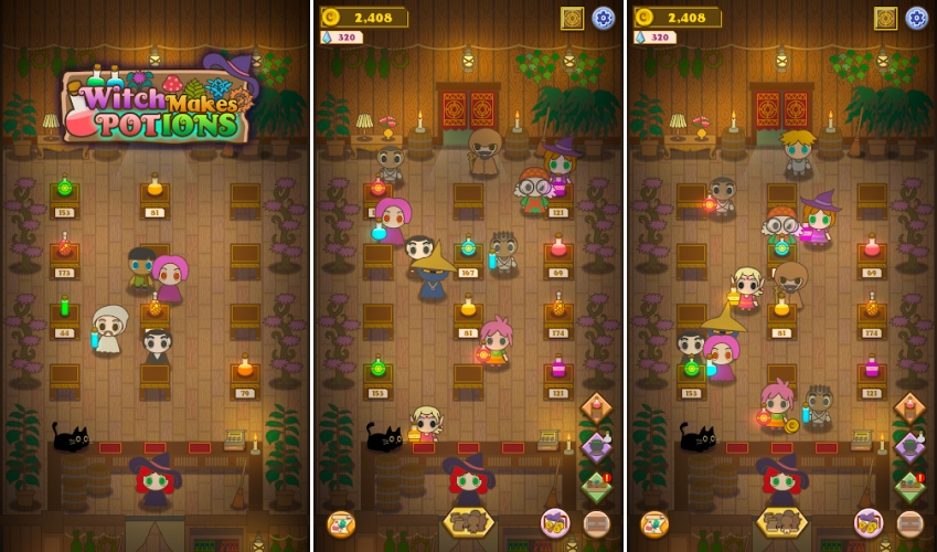 Witch Makes Potions เกมมือถือบริหารกิจการร้านเวทมนตร์จากผู้พัฒนาชาวไทย ! 5 Witch Makes Potions เกมมือถือบริหารกิจการร้านเวทมนตร์จากผู้พัฒนาชาวไทย !