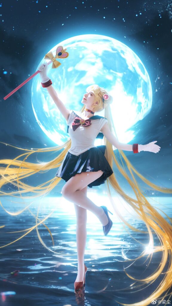 สาวจีนแปลงโฉมเป็น Usagi จาก Sailor Moon ได้สวยสะพรั่ง 3 สาวจีนแปลงโฉมเป็น Usagi จาก Sailor Moon ได้สวยสะพรั่ง