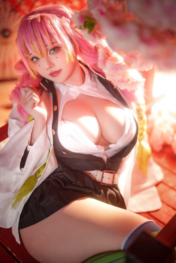 คอสเพลย์ Mitsuri จากดาบพิฆาตอสูรเวอร์ชั่นสาวญี่ปุ่นที่เหมือนต้นฉบับเป๊ะ ๆ 3 คอสเพลย์ Mitsuri จากดาบพิฆาตอสูรเวอร์ชั่นสาวญี่ปุ่นที่เหมือนต้นฉบับเป๊ะ ๆ
