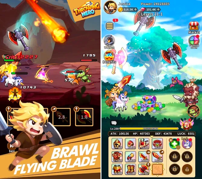 Throwing Hero เปิดให้บริการบนสโตร์ไทยแล้ว 5 Throwing Hero เปิดให้บริการบนสโตร์ไทยแล้ว