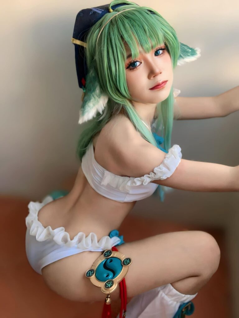 ผลงานคอสเพลย์ Huohuo จาก Honkai: Star Rail ในชุดว่ายน้ำฝีมือคุณอีฟกาฟี่ 2 Huohuo Honkai: Star Rail Cosplay by Evekafy 1